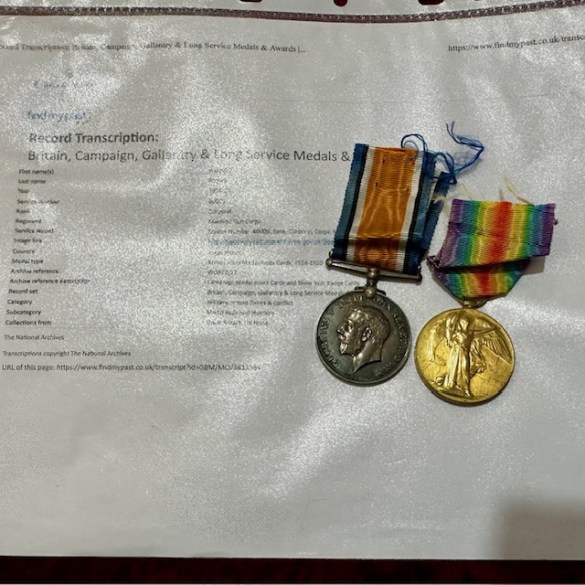 WW1 Medal Pair 215
